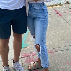 American eagle mom jeans